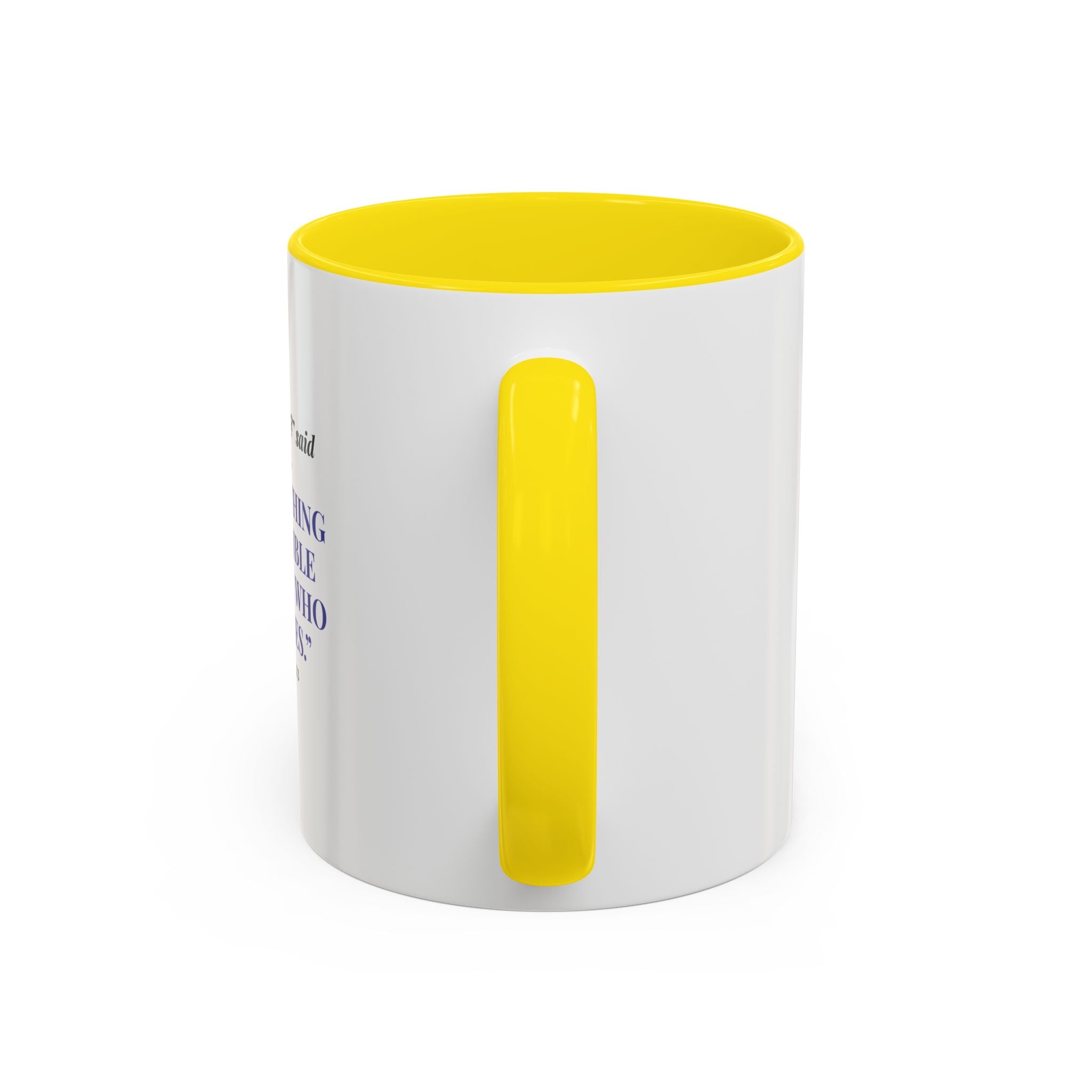 Faith Quote Coffee Mug — "Everything Is Possible for One Who Believes" (Mark 9:23)