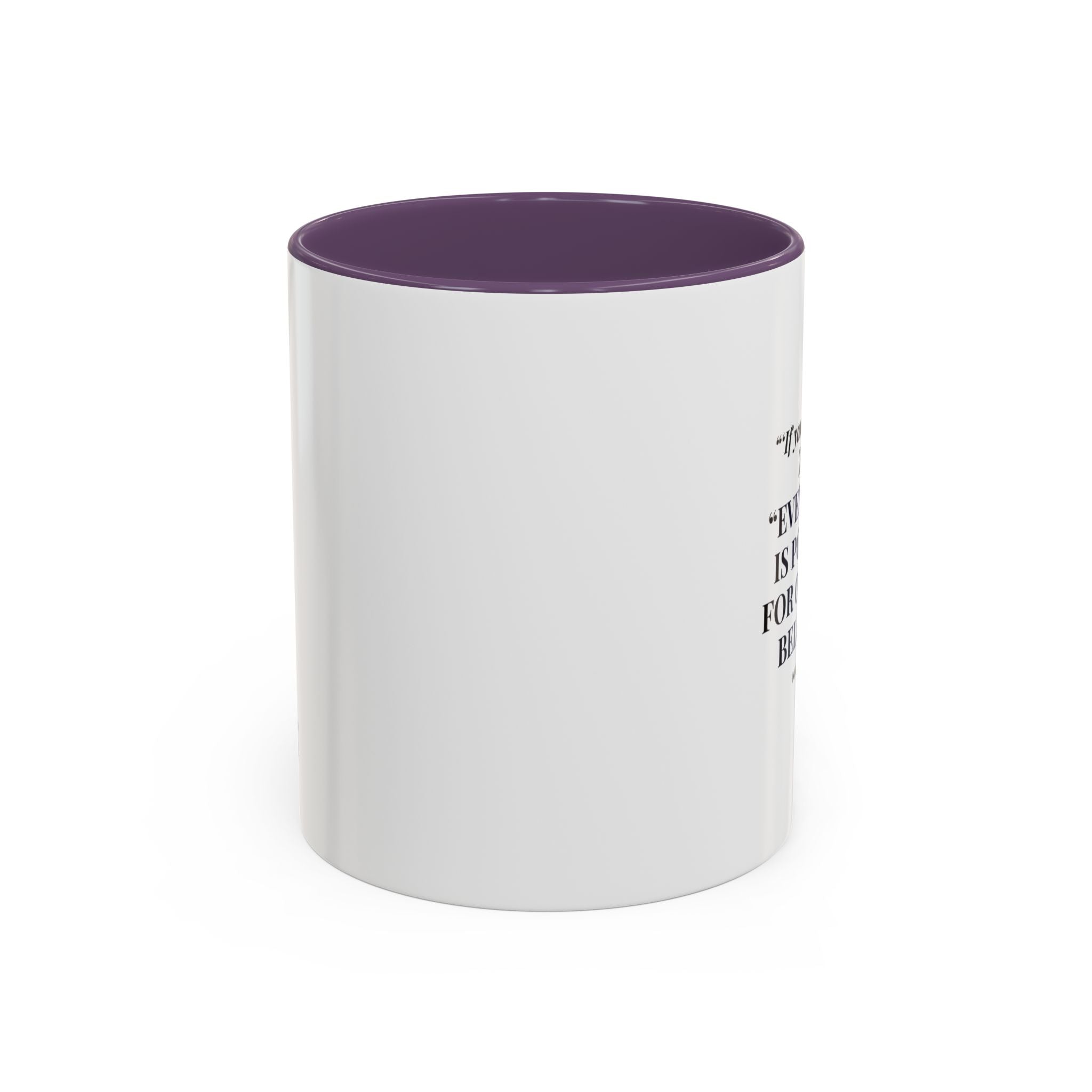 Faith Quote Coffee Mug — "Everything Is Possible for One Who Believes" (Mark 9:23)