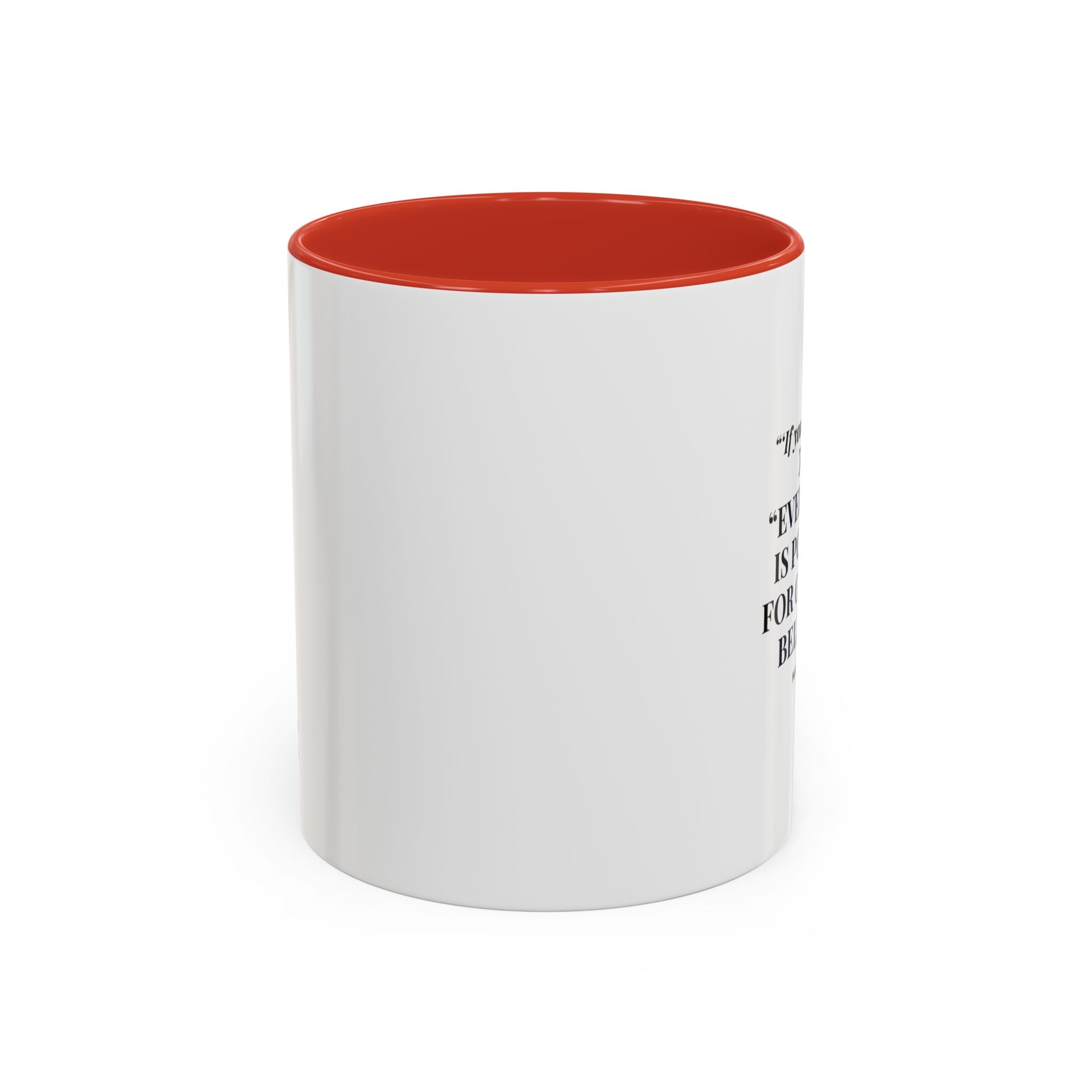 Faith Quote Coffee Mug — "Everything Is Possible for One Who Believes" (Mark 9:23)