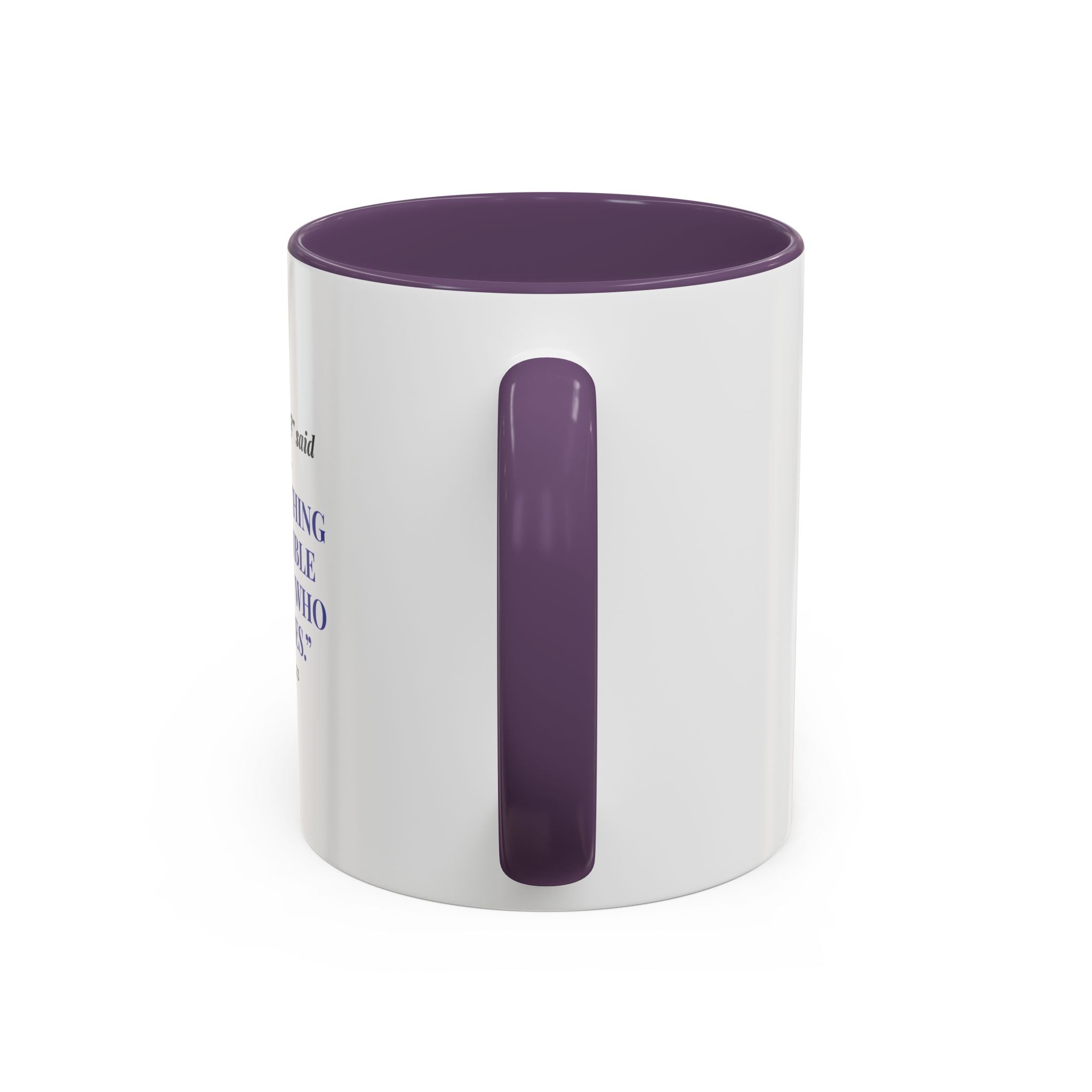 Faith Quote Coffee Mug — "Everything Is Possible for One Who Believes" (Mark 9:23)
