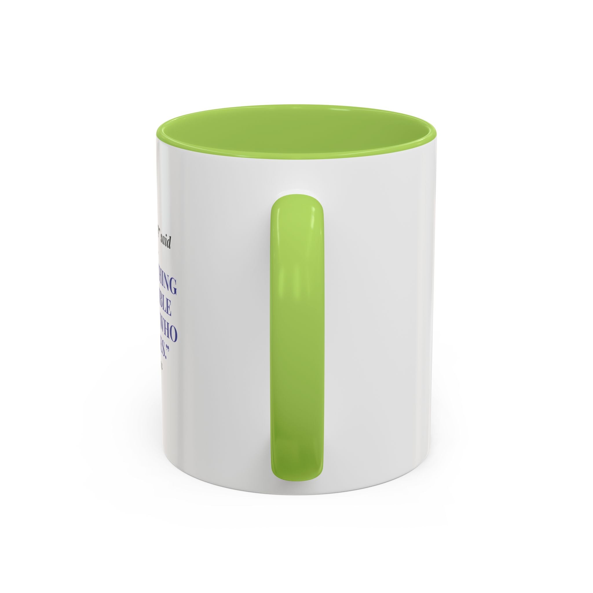 Faith Quote Coffee Mug — "Everything Is Possible for One Who Believes" (Mark 9:23)