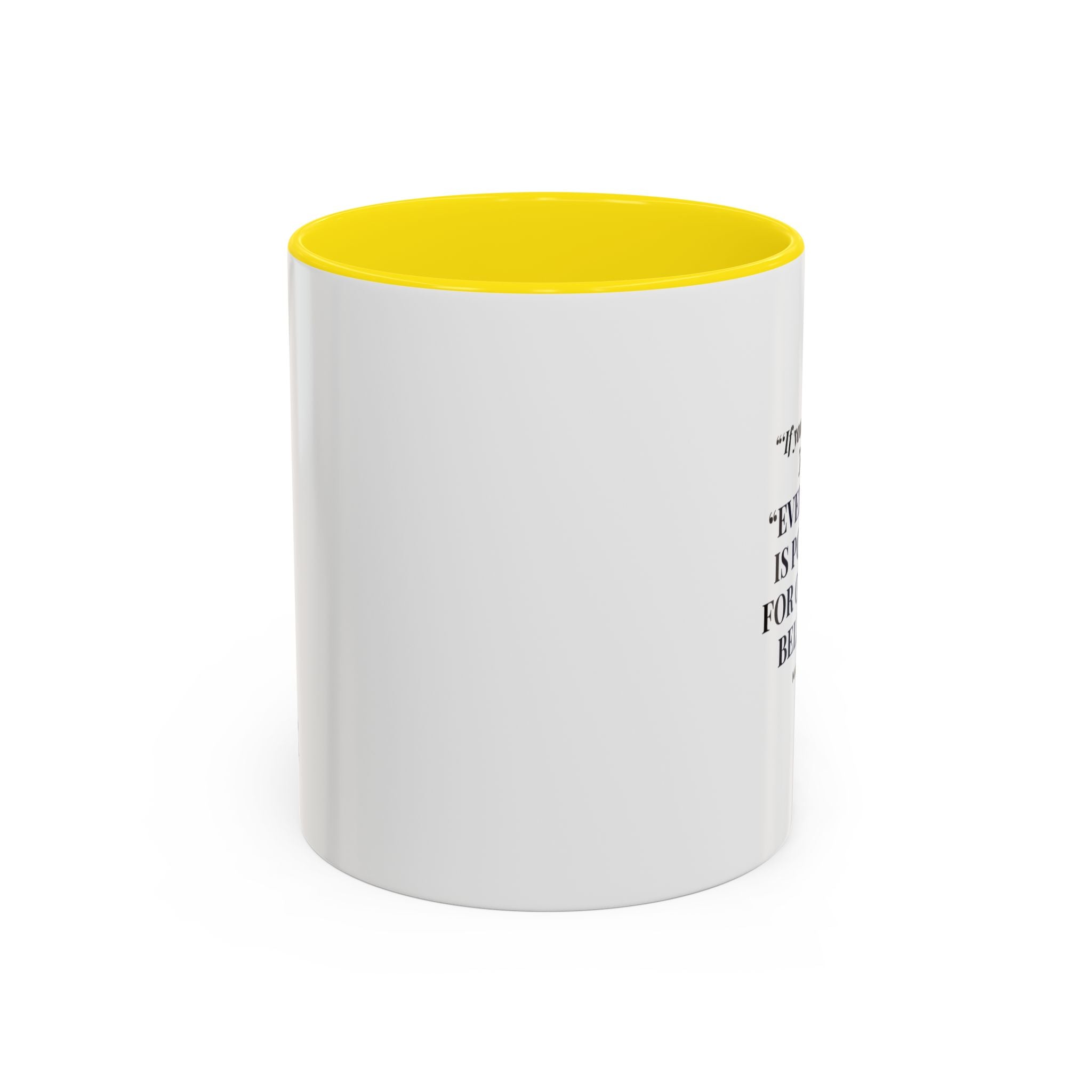 Faith Quote Coffee Mug — "Everything Is Possible for One Who Believes" (Mark 9:23)
